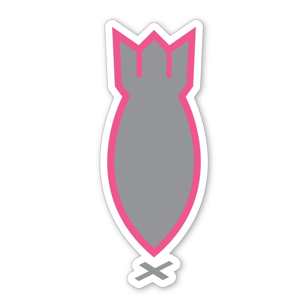 X-Bomb Sticker